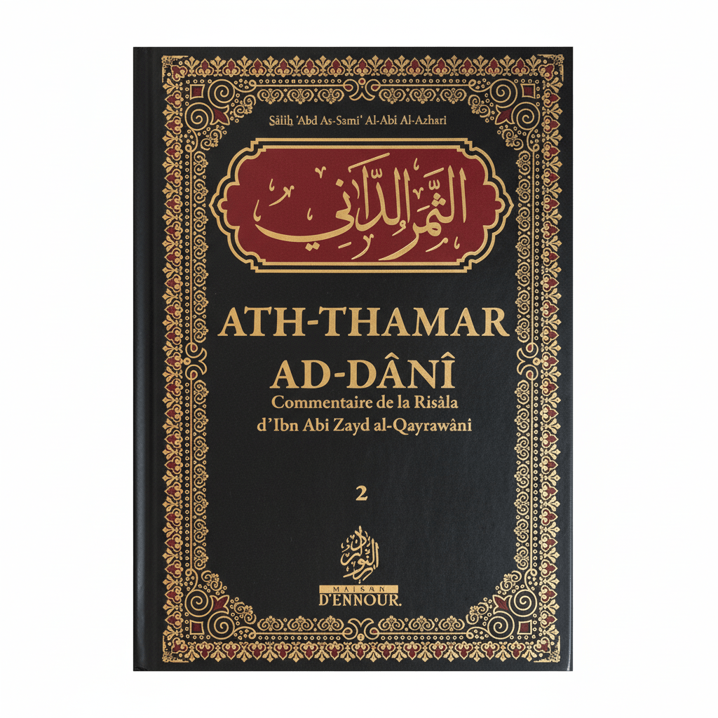 Ath - Thamar Ad - Dâni – Commentaire De La Risâla D’Ibn Abî Zayd Al - Qayrawânî Par Al - Azhari 2 Tomes - KokechliMa boutique