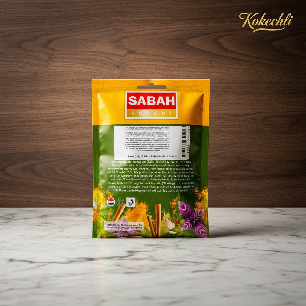 Basilic Séché Sabah 20 g – Herbe Aromatique Fraîche & Parfumée - Kokechli Sabah