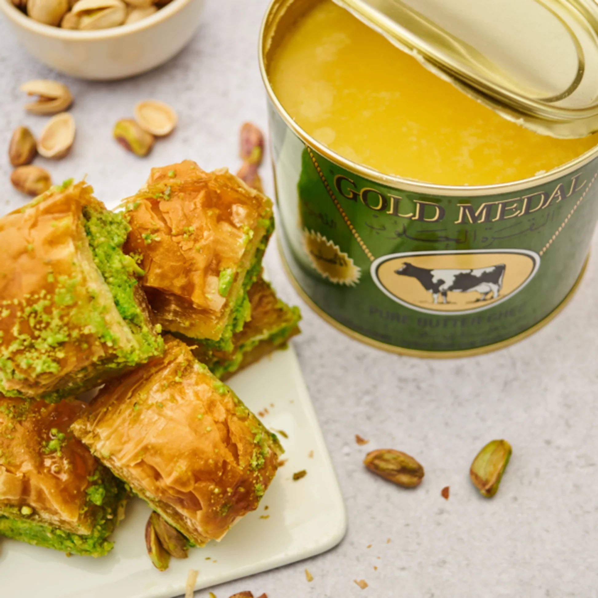 Beurre Clarifié – Smen / Ghee « البقرة الحلوب » – Gold Medal - Kokechli Bassam