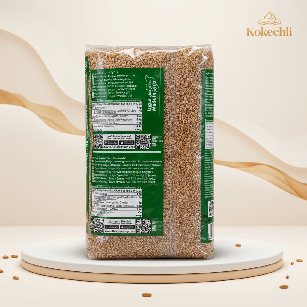 Boulgour Brun Fin 900 g – Baladna | Céréale Complète Naturelle - Kokechli Baladna