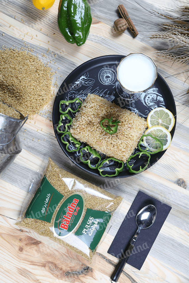 Boulgour soleil gros 900g - Bulgur oriental halal à base de blé dur Baladna - Kokechli Baladna