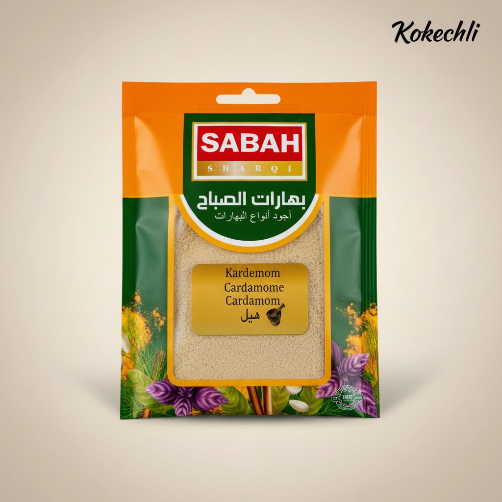 Cardamome Moulue Sabah 40 g – Épice Orientale Parfumée & Intense - Kokechli Sabah
