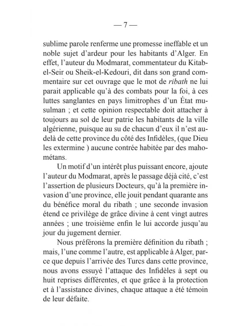 Chroniques de la Régence d'Alger - Muhammad Ibn Muhammad Al - Tilimsânî - Éditions Héritage - Kokechli Éditions Héritage