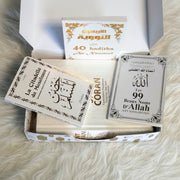 Coffret Cadeau Aïd Moubarak – Le Saint Coran + La Citadelle du Musulman + Les 40 Hadiths An - Nawawi + Les 99 Beaux Noms d’Allah – Orientica - Kokechli Kokechli