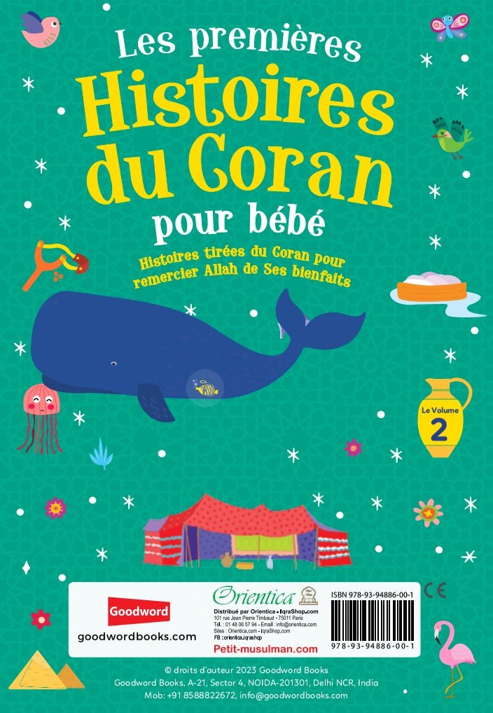 Coffret « Les Premières Histoires du Coran pour bébé (Volume 2) » — Saniyasnain Khan — Goodword Books / Orientica - Kokechli Orientica