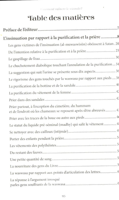 Comment vaincre le Waswâs – Ibn Qayyim Al - Jawziyya – Éditions Al Hadîth - KokechliAl Hadîth