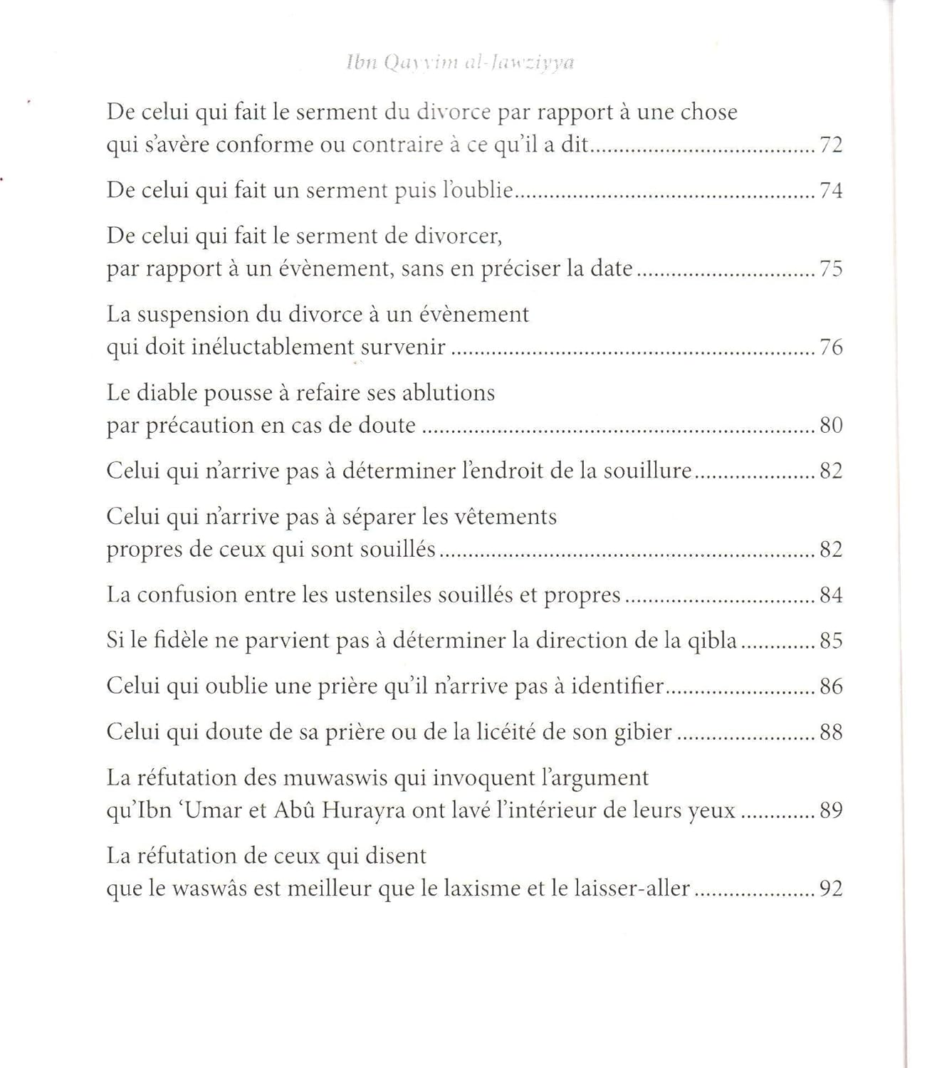 Comment vaincre le Waswâs – Ibn Qayyim Al - Jawziyya – Éditions Al Hadîth - KokechliAl Hadîth