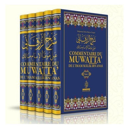 Commentaire du Muwatta de Mâlik Ibn Anas en 5 Tomes Bilingue (Français - Arabe) - KokechliMa boutique