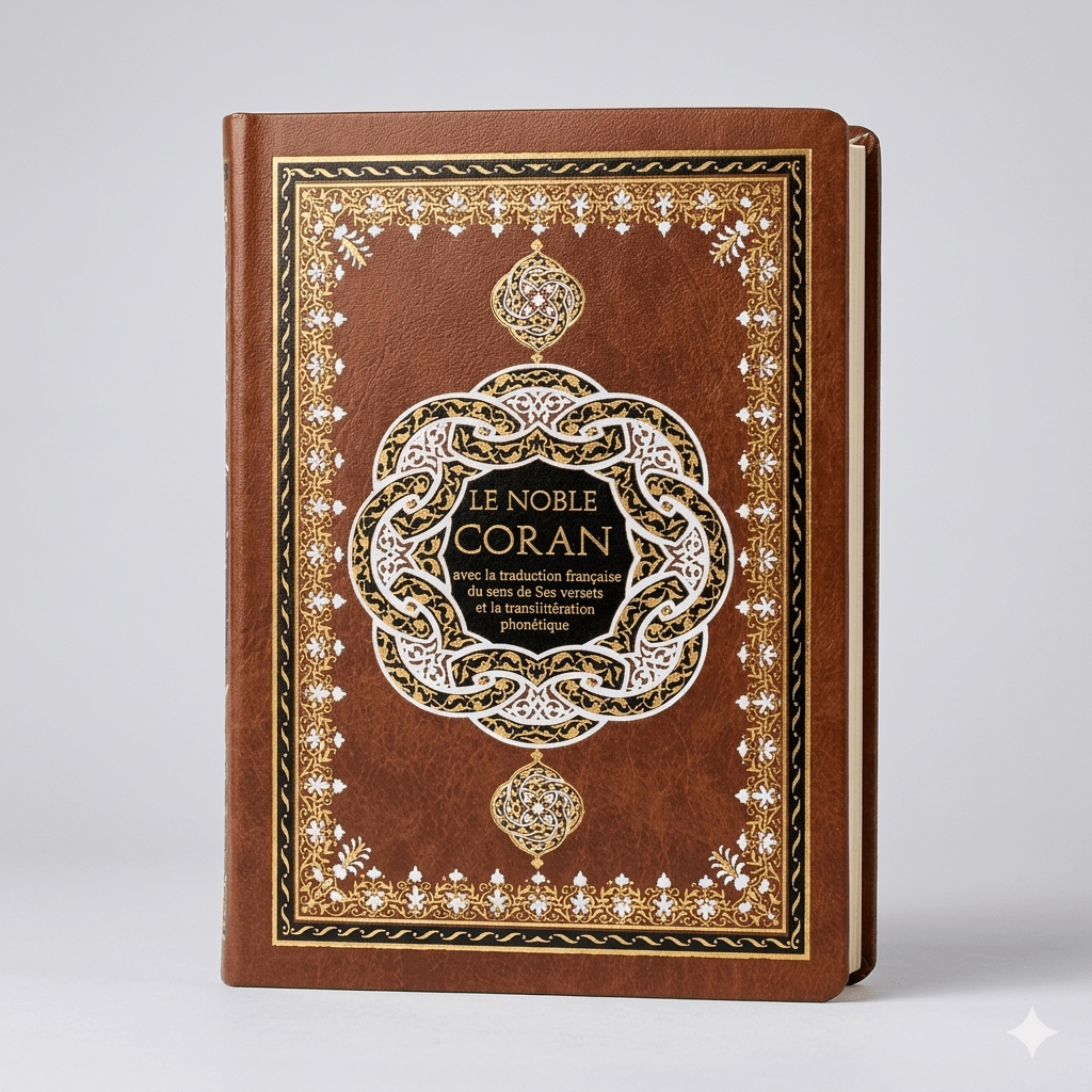 Coran Al - Tajwid avec traduction du sens en français et transcription phonétique couverture souple – Édition Dar Almarifa – format poche 13 × 18 cm - Kokechli Dar Al Maarifah