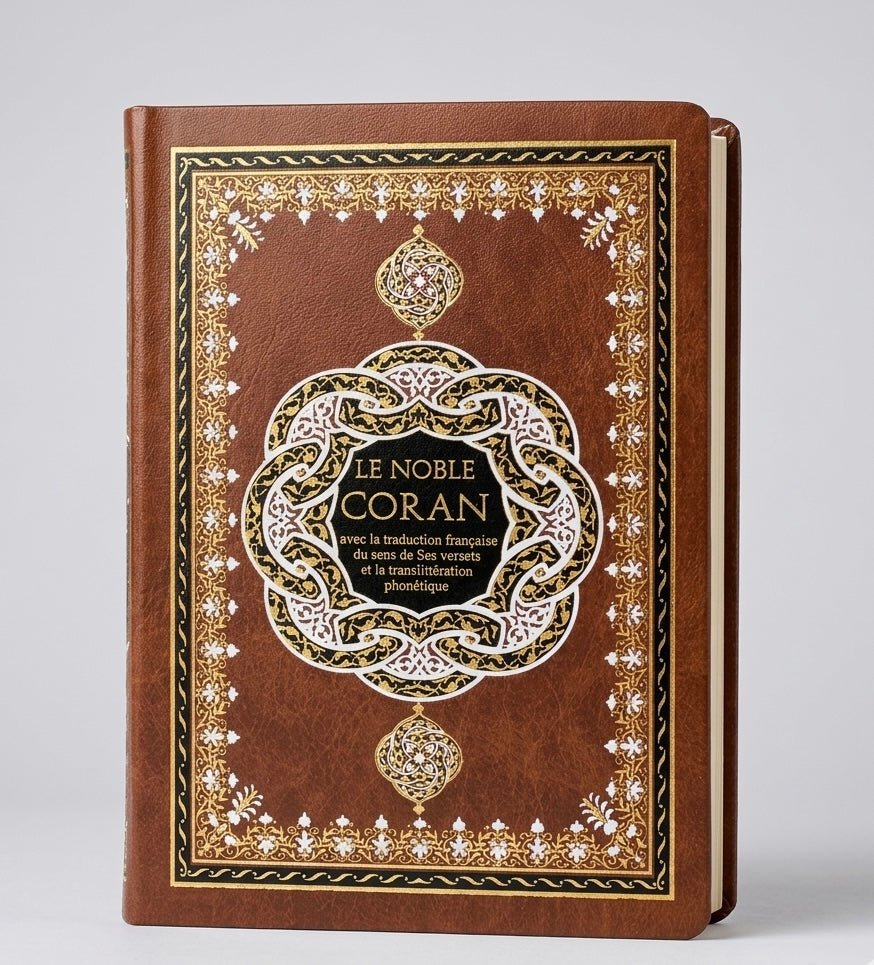 Coran Al - Tajwid avec traduction du sens en français et transcription phonétique couverture souple – Édition Dar Almarifa – format poche 13 × 18 cm - Kokechli Dar Al Maarifah