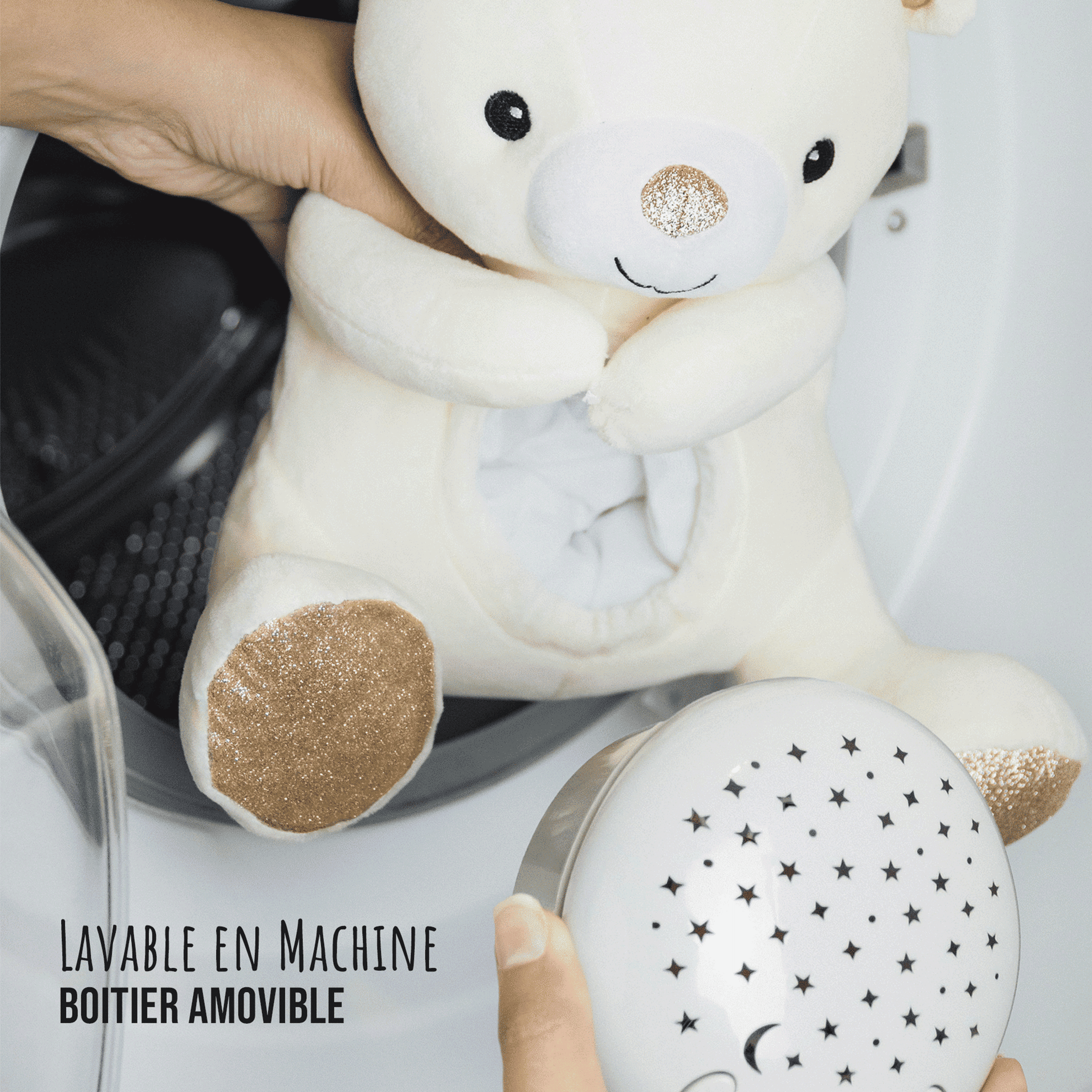 🧸 Doudou Ourson Veilleuse Coranique en peluche - KokechliKokechli