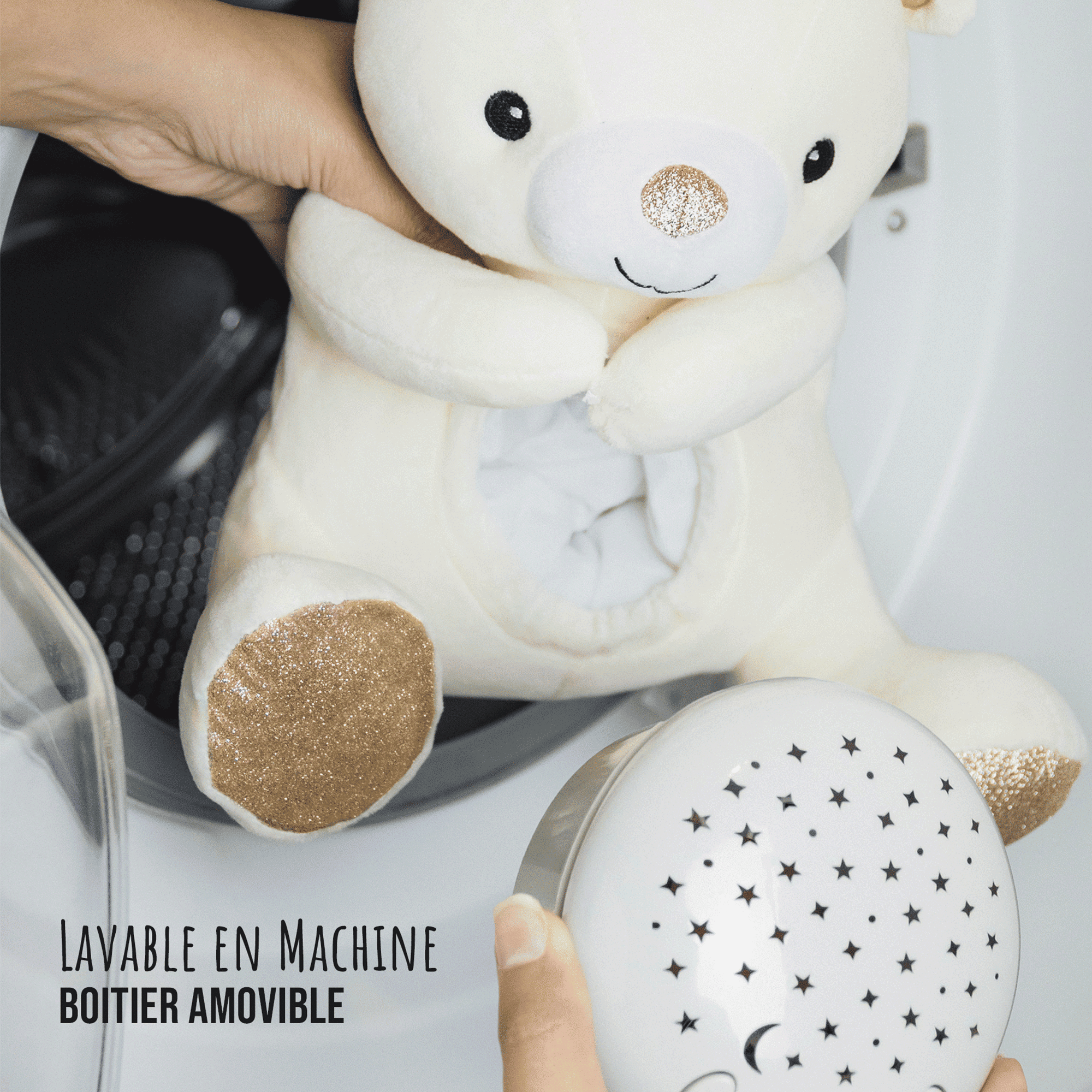 🧸 Doudou Ourson Veilleuse Coranique en peluche - KokechliKokechli