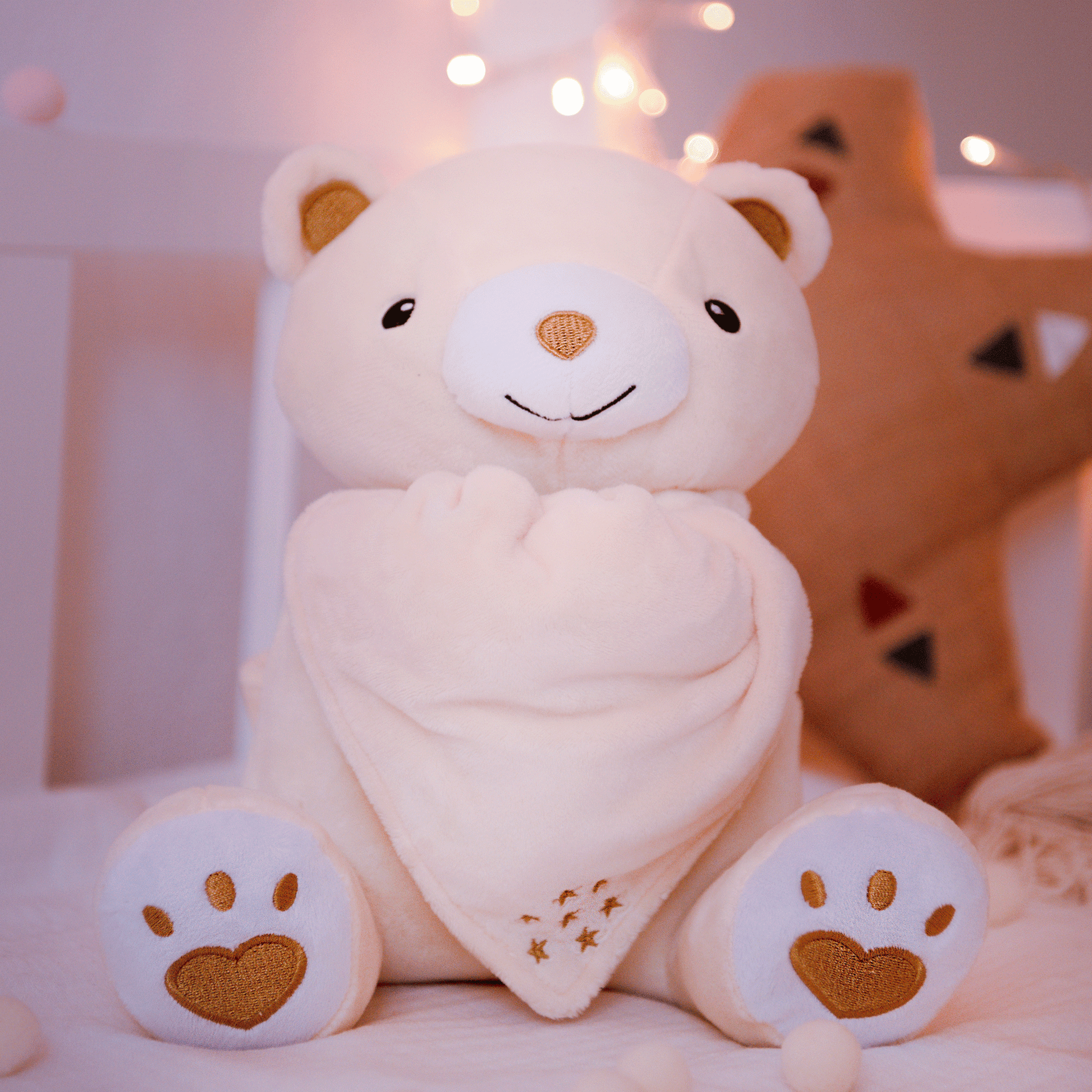 🧸 Doudou Ourson Veilleuse Coranique en peluche - KokechliKokechli