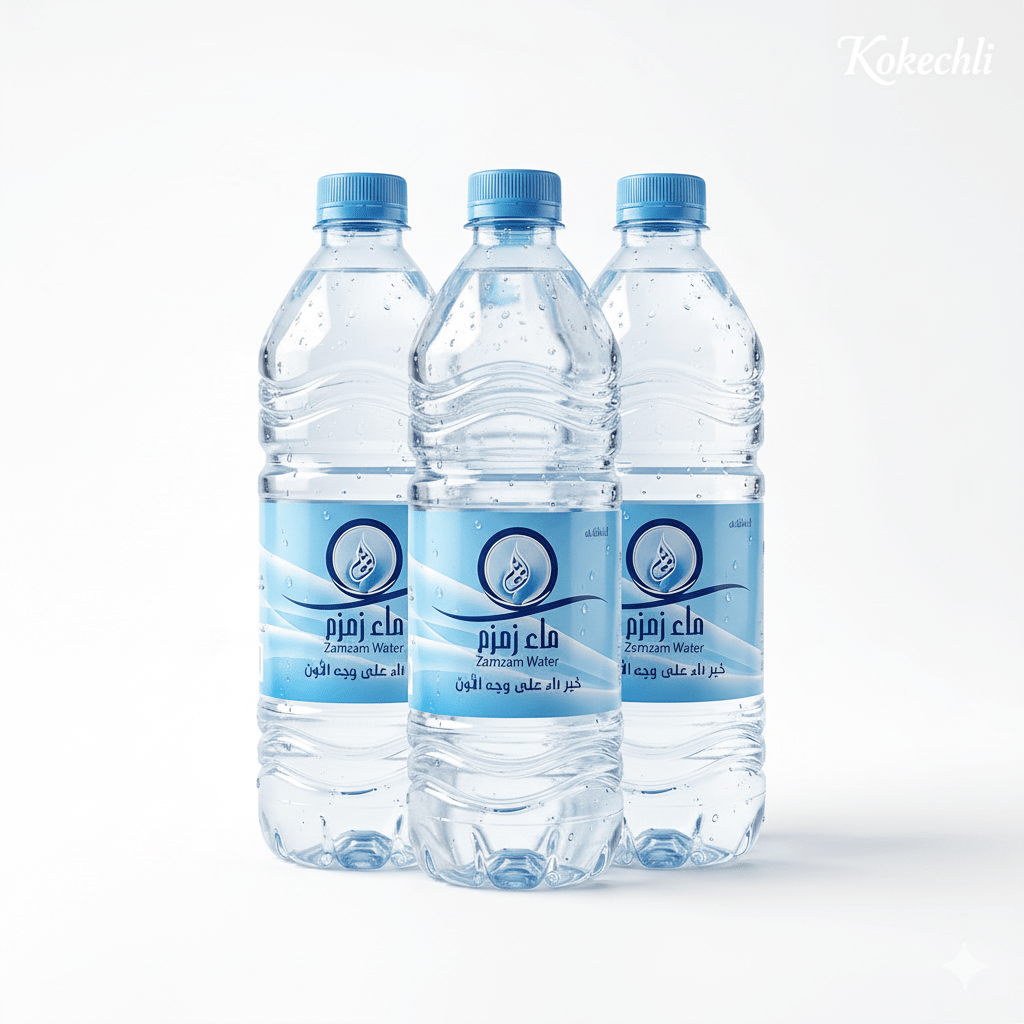 Eau de Zamzam 50cl – Authentique de La Mecque - Kokechli Kokechli