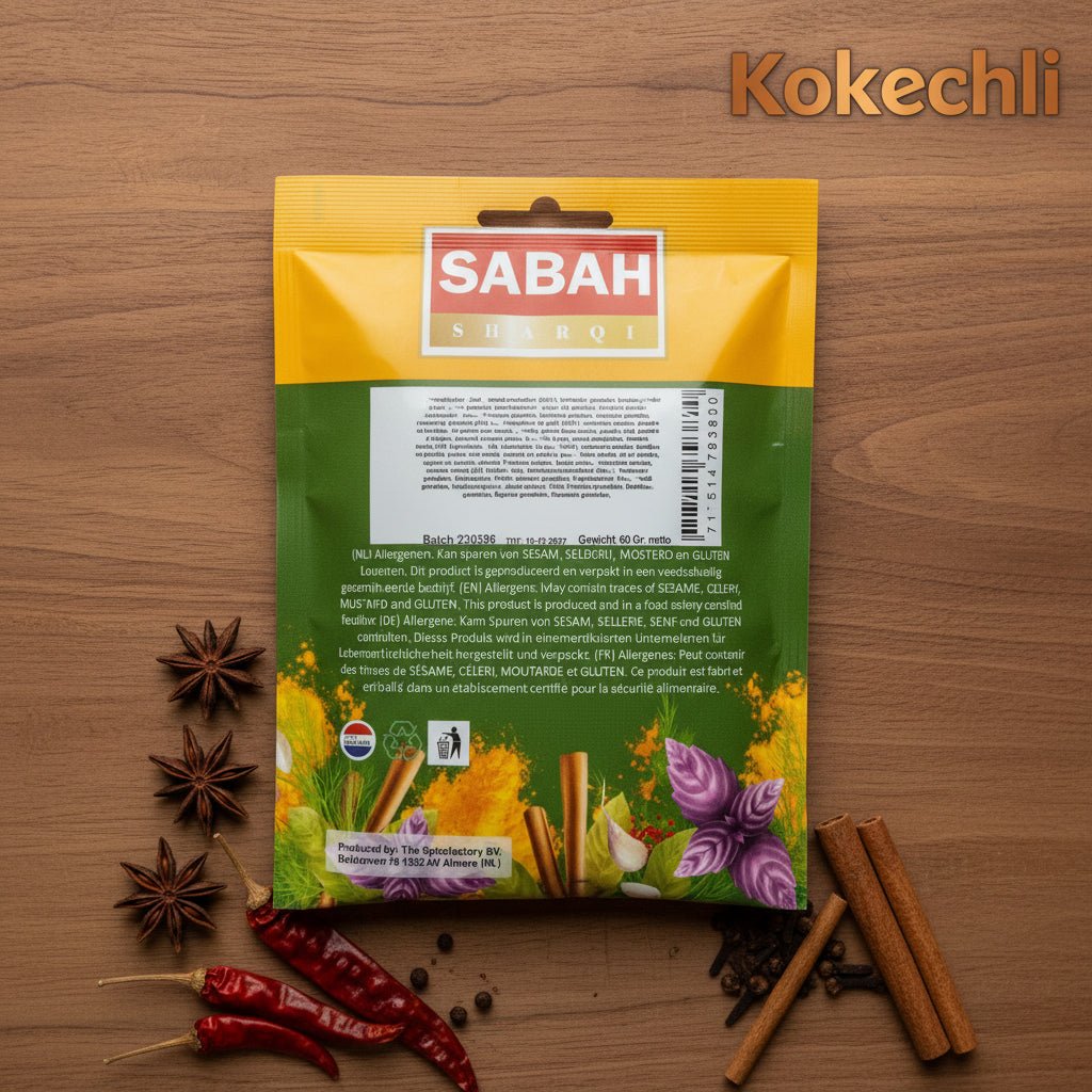 Épices Falafel Sabah 60 g – Mélange Authentique pour Falafel Maison - Kokechli Sabah