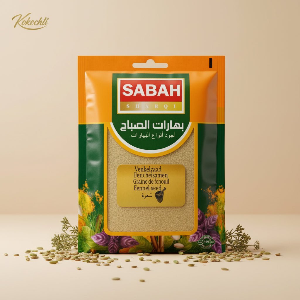 Fenouil Moulu Sabah 60 g – Épice Douce & Anisée - Kokechli Sabah