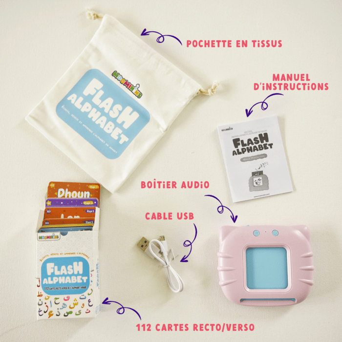 Flash Cartes Parlantes – Alphabet Arabe - KokechliMoominins