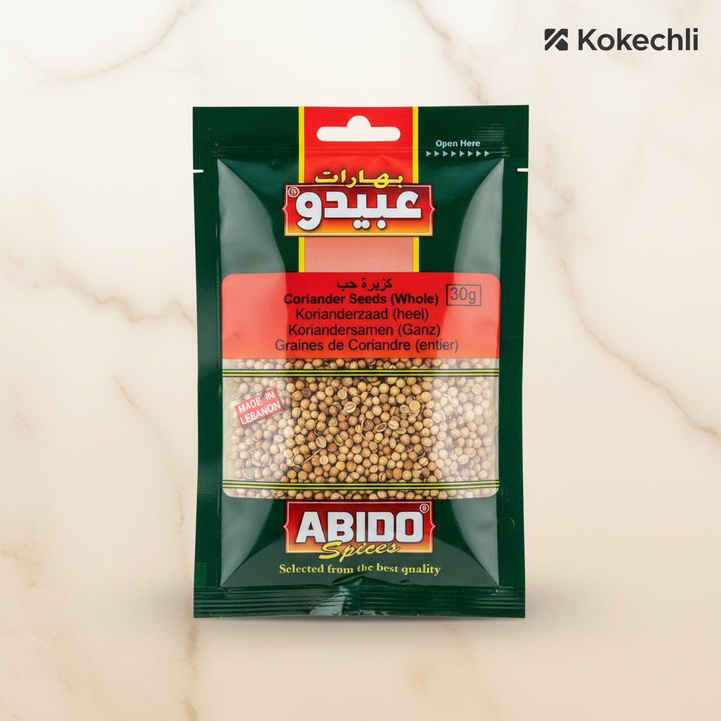 Graines de Coriandre 30 g – Abido | Épice Naturelle Entière - Kokechli Abido