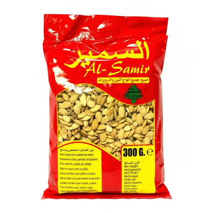 Graines de melon grillées et salées extra Alsamir 300g - Gros calibre Liban - Kokechli Al - Samir
