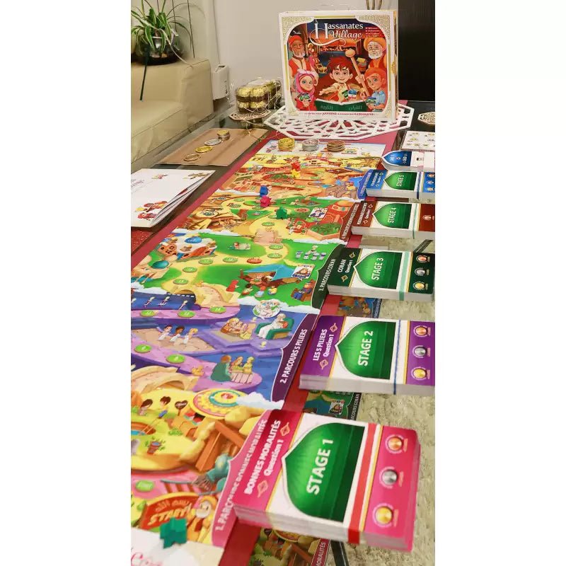 HASSANATES VILLAGE – Jeu de Société Éducatif - De 7 à 99 ans – Sana Kids - KokechliSana