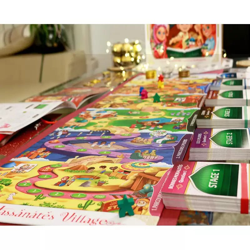 HASSANATES VILLAGE – Jeu de Société Éducatif - De 7 à 99 ans – Sana Kids - KokechliSana