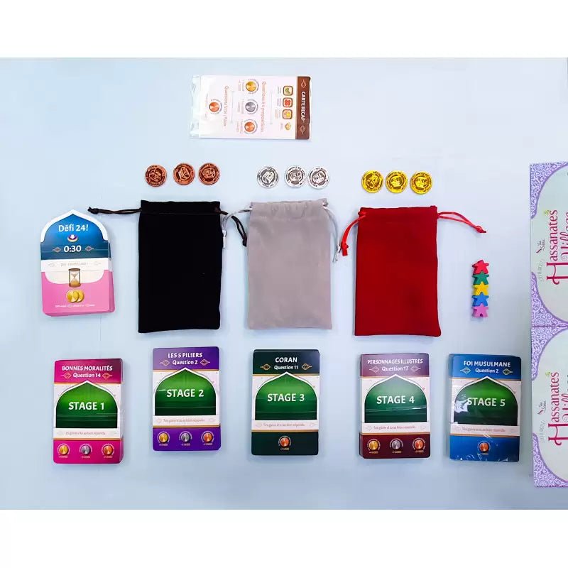 HASSANATES VILLAGE – Jeu de Société Éducatif - De 7 à 99 ans – Sana Kids - KokechliSana
