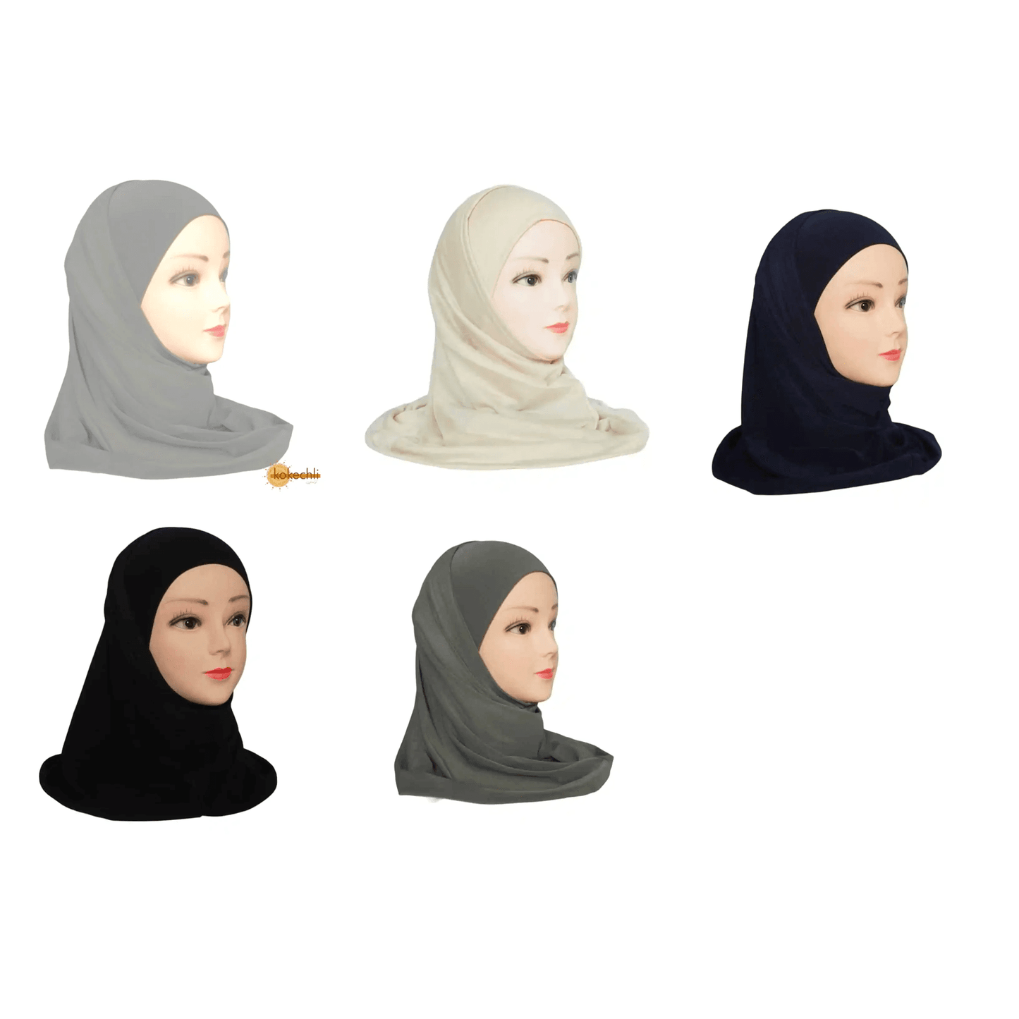 Hijab Lycra en 2 Pièces – Plusieurs Couleurs – Marque Al - Tuka (Syrie) - KokechliMa boutique