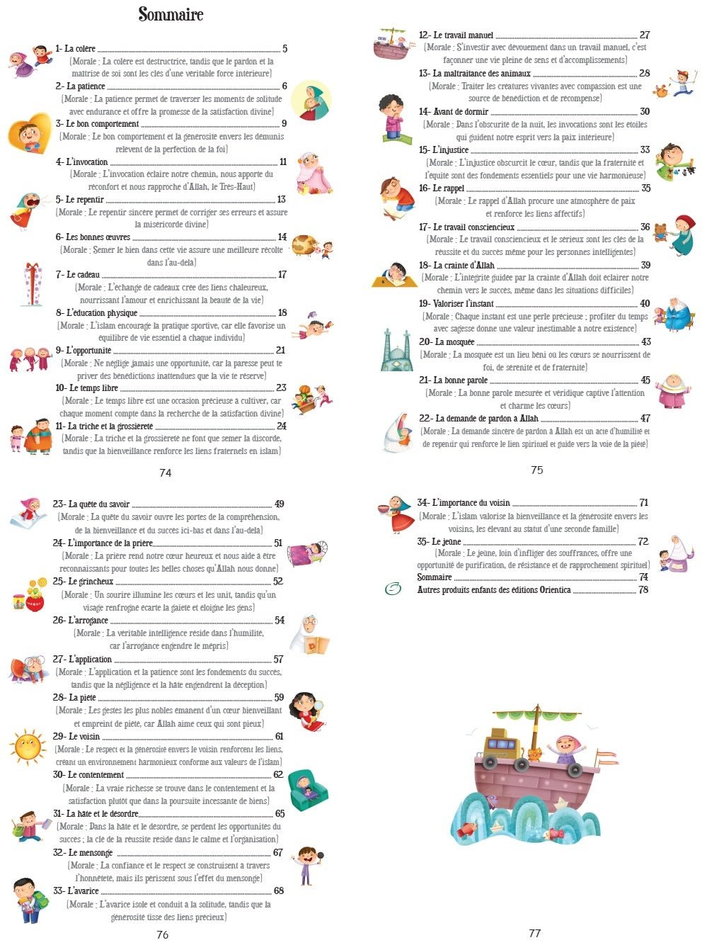 Histoires avant de dormir inspirées du Coran et de la Sunna - À partir de 5 ans - KokechliOrientica