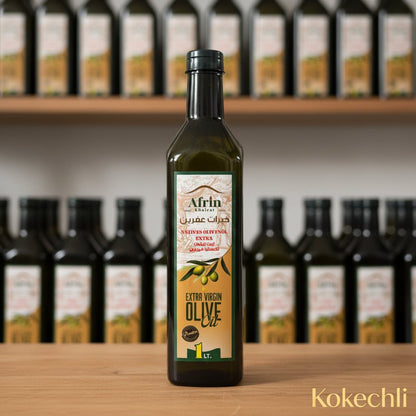 Huile d’olive extra vierge Afrin Khairat 1L – Huile d’olive naturelle premium d’Afrin (Syrie) - Kokechli Kokechli