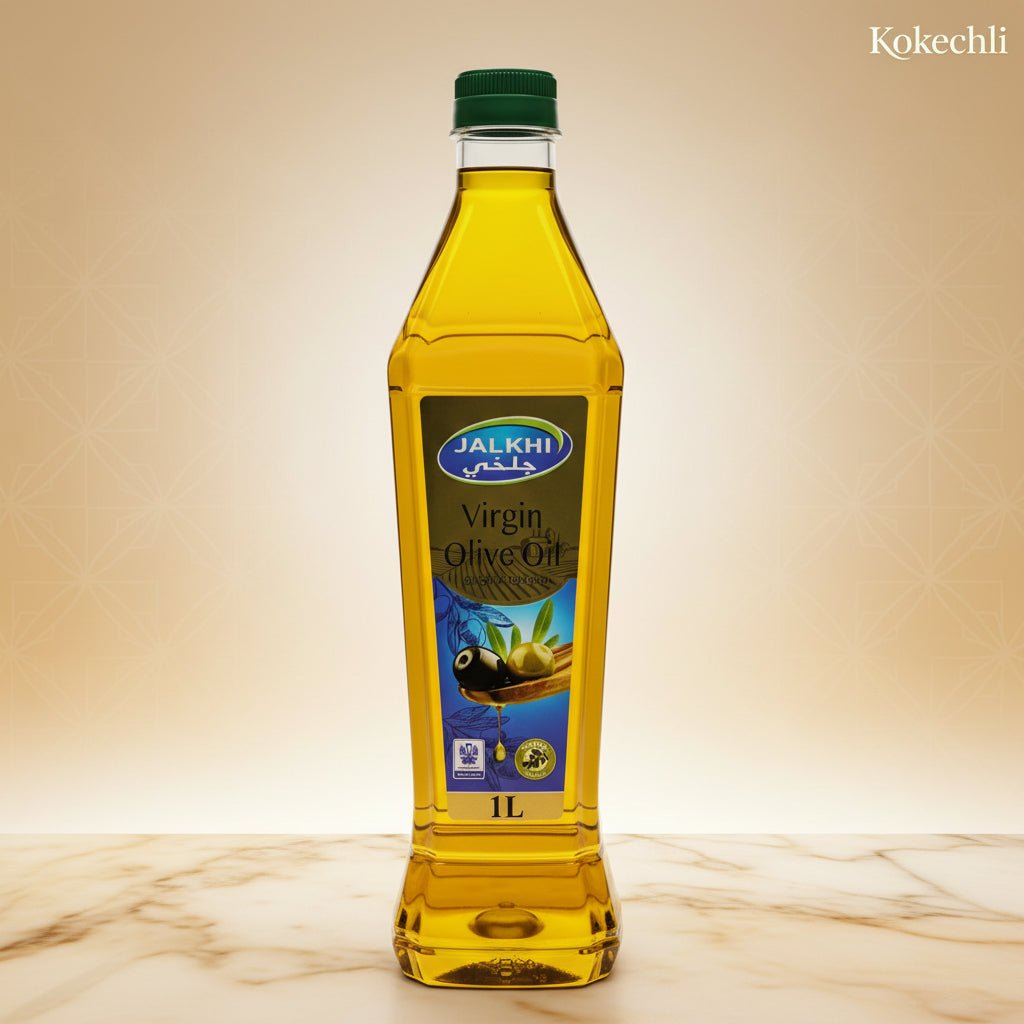 Huile d’Olive Jalkhi 1 L – Pression Traditionnelle | Extra Vierge Naturelle - Kokechli Jalkhi