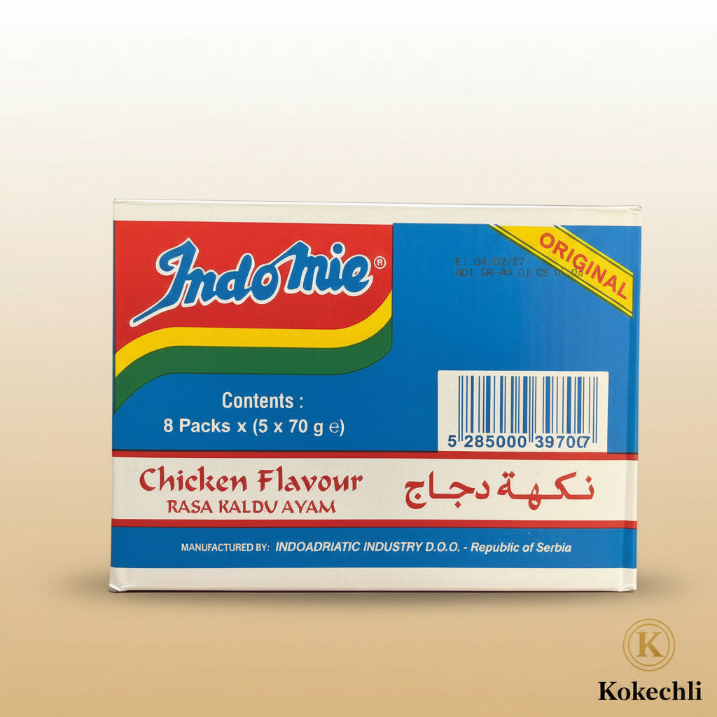 40 x Nouilles instantanées Indomie  –  Repas rapide 3 min - Saveur au choix ( poulet, légumes)