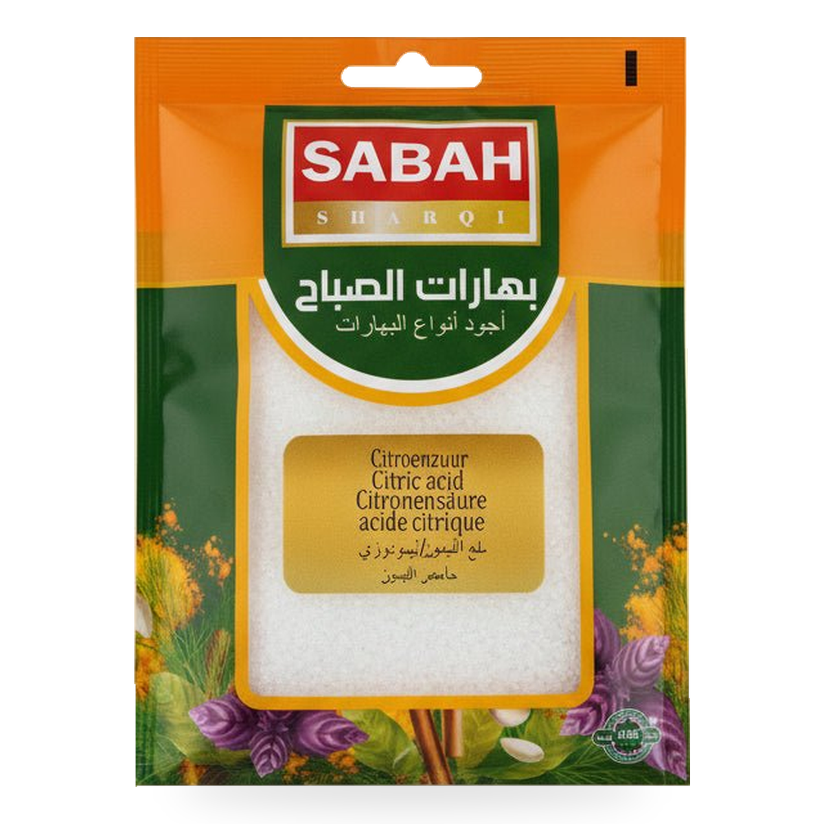 Acide citrique Sabah 60 g – 1 sachet