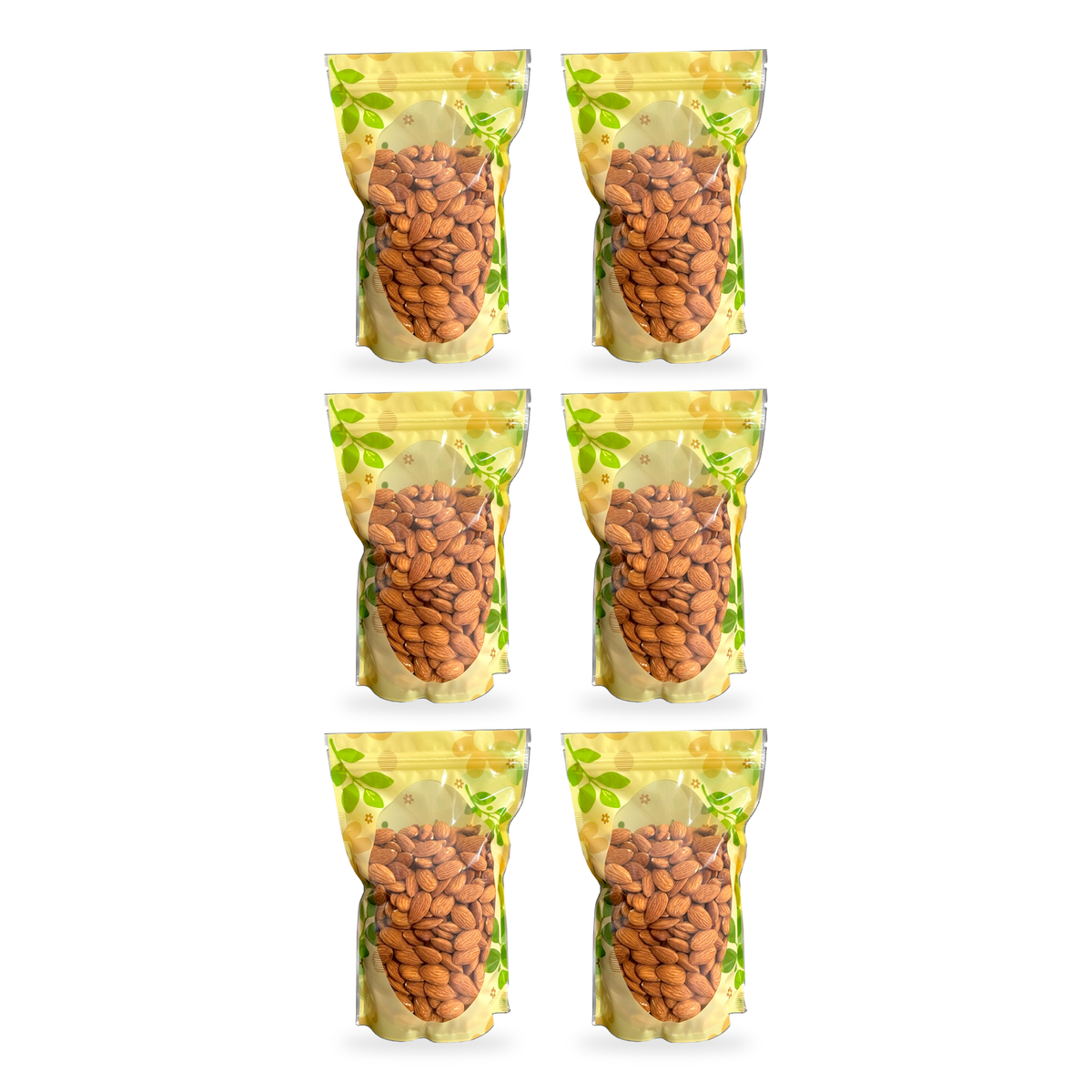 Amandes de Californie 1 kg – Lot de 6 sachets