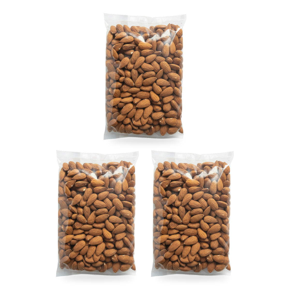 Amandes décortiquées 400 g - lot de 3 sachets