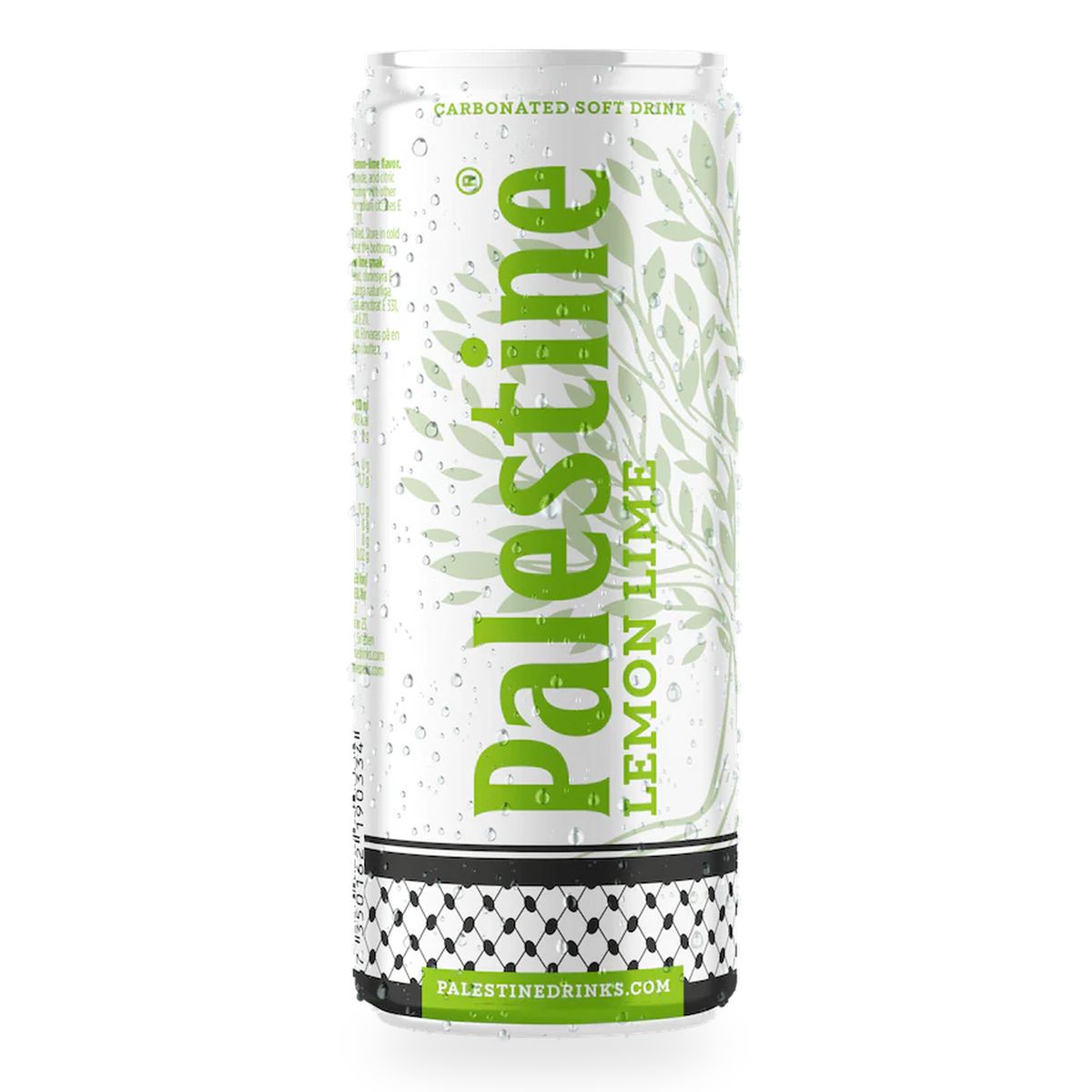 Boisson gazeuse citron-citron vert Palestine 330 ml – 1 canette