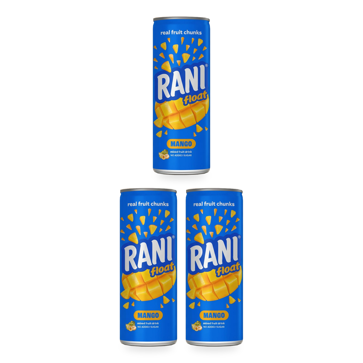 Boisson à la mangue avec morceaux Rani Float 240 ml - lot de 3 canettes