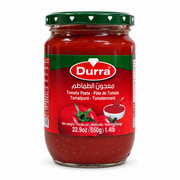 Concentré de tomates Durra 650 g – bocal en verre, vue de face