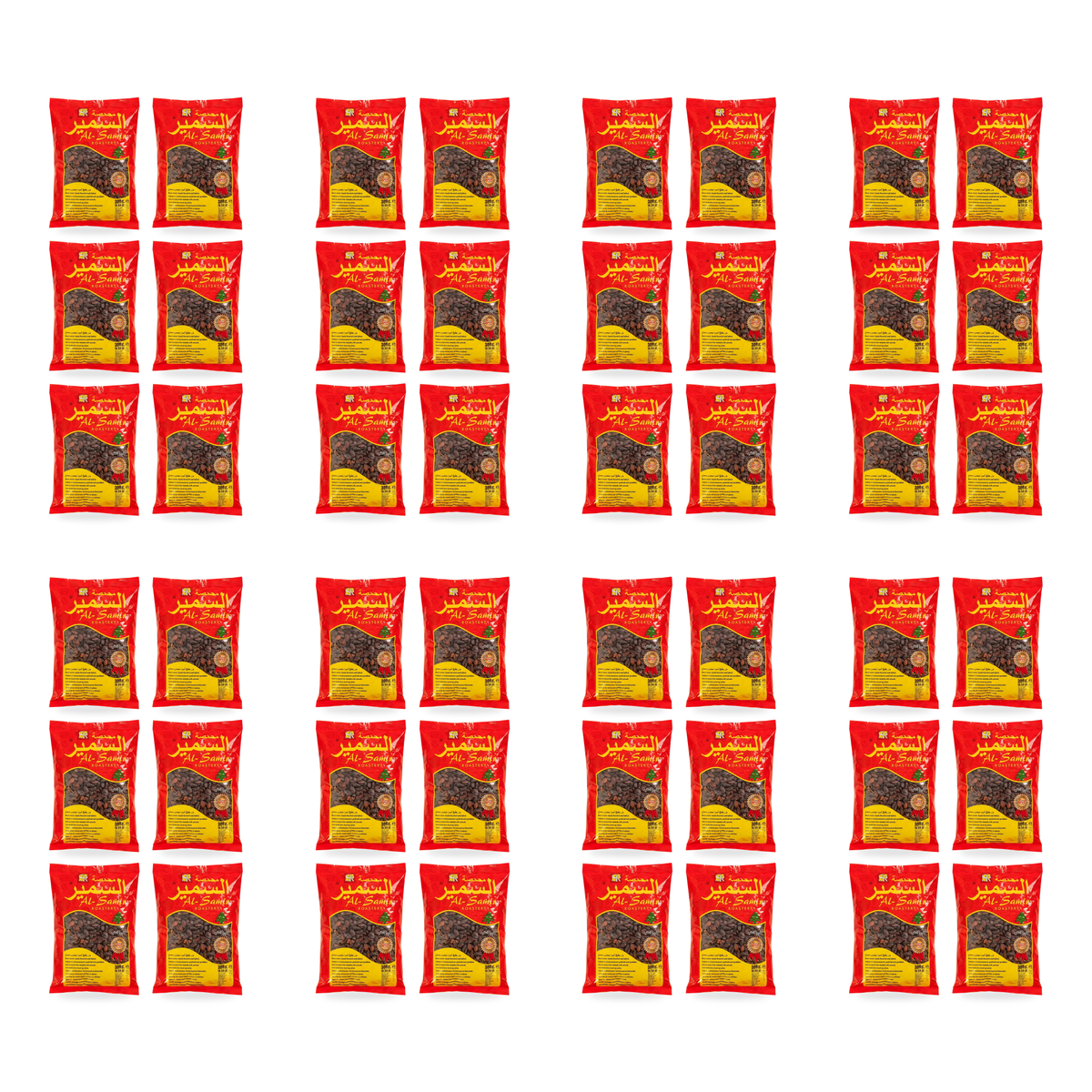 Graines de melon noires grillées et salées Al-Samir 300 g - lot de 48 sachets