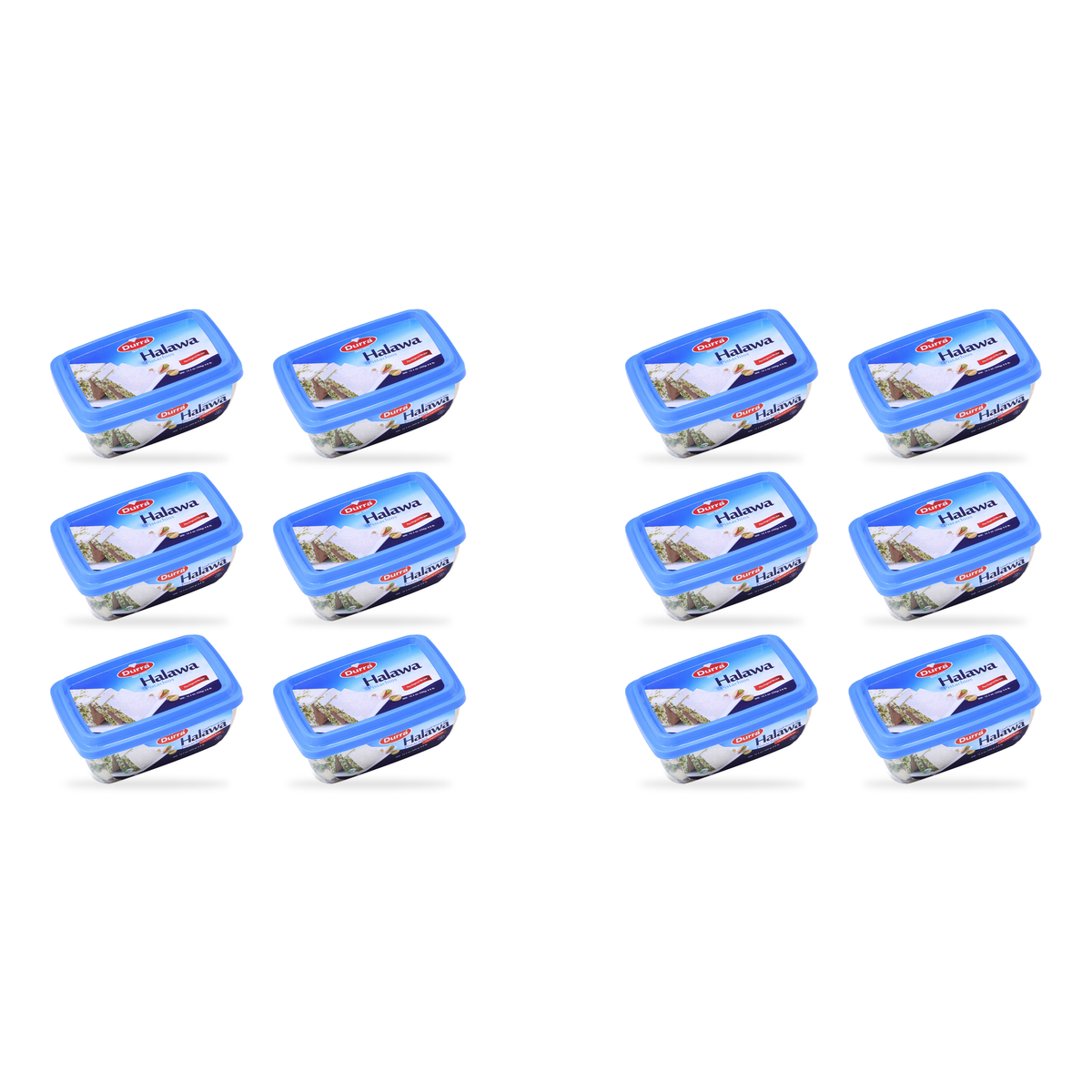 Halawa extra aux pistaches Durra 350 g – lot de 12 boîtes