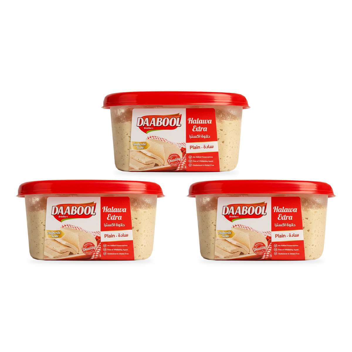 Halawa nature Daabool 400 g – Lot de 3 boîtes