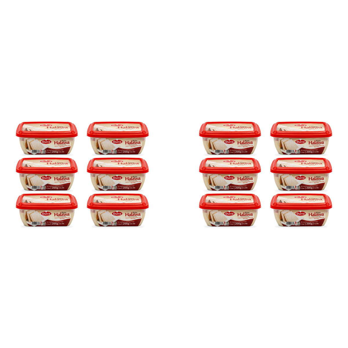 Halawa nature Durra 200 g - lot de 12 barquettes