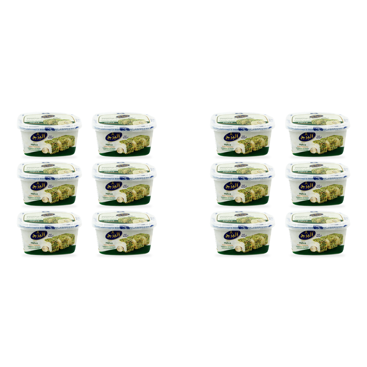 Halawa aux pistaches Al Burj 700 g – Lot de 12 boîtes