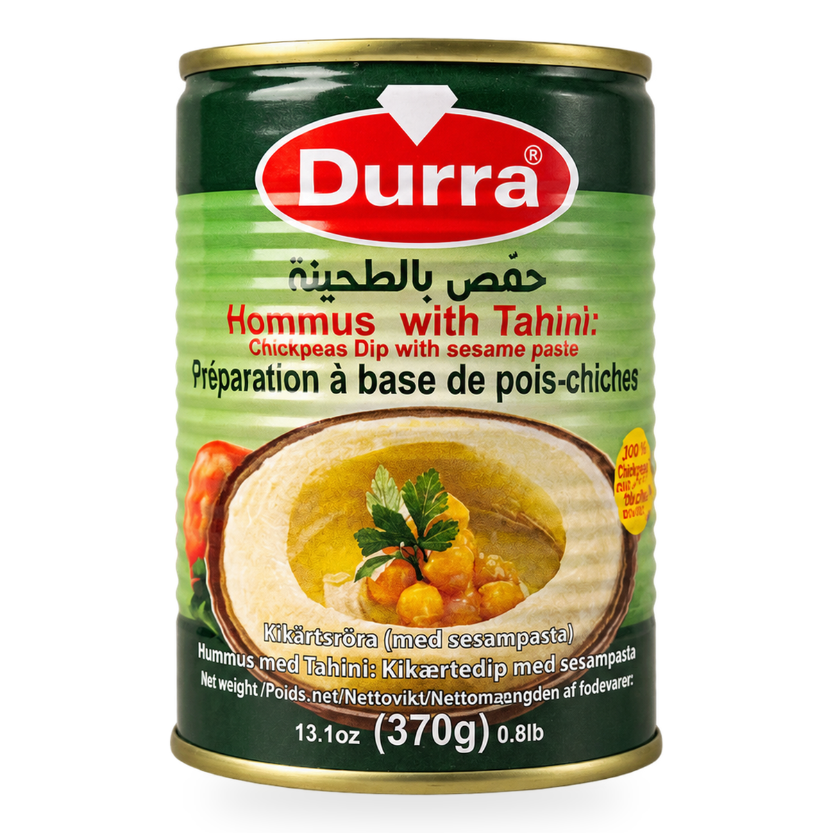 Houmous au tahini Durra370 g – 1 boîte