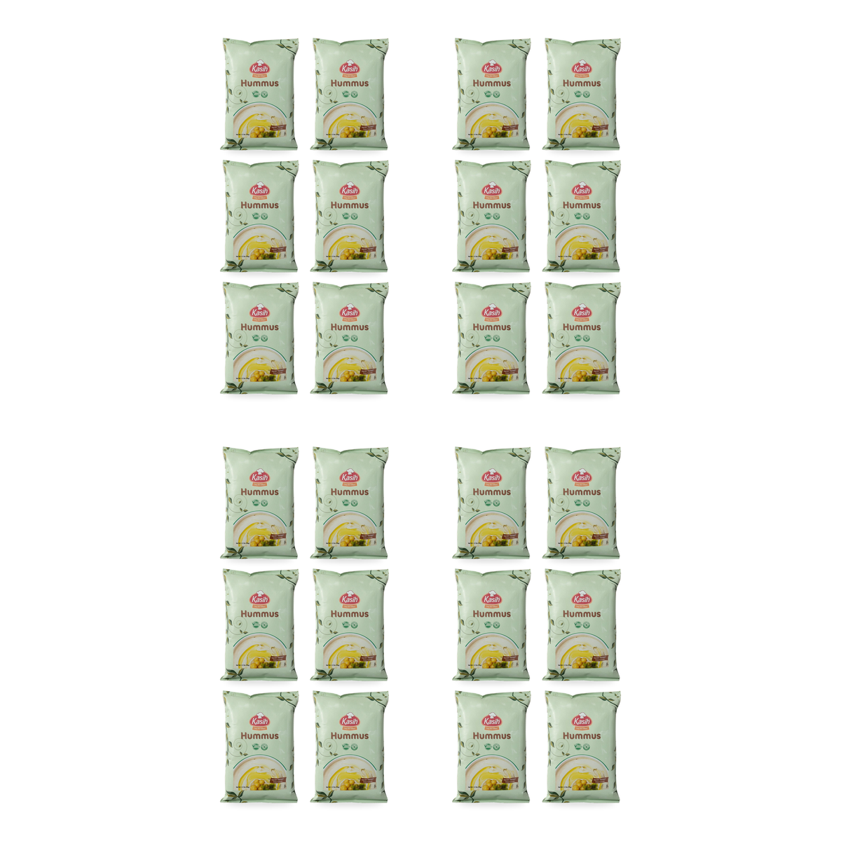 Houmous tahini Kasih 1 kg - lot de 24 sachets