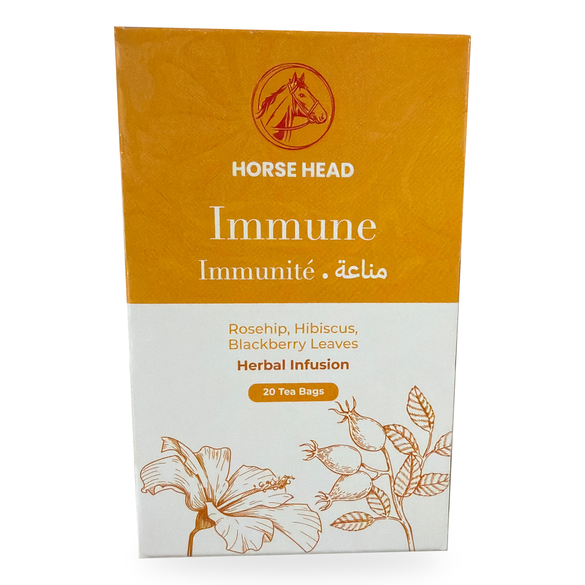 Infusion Immune Horse Head, boîte de20 sachets – 1 boîte