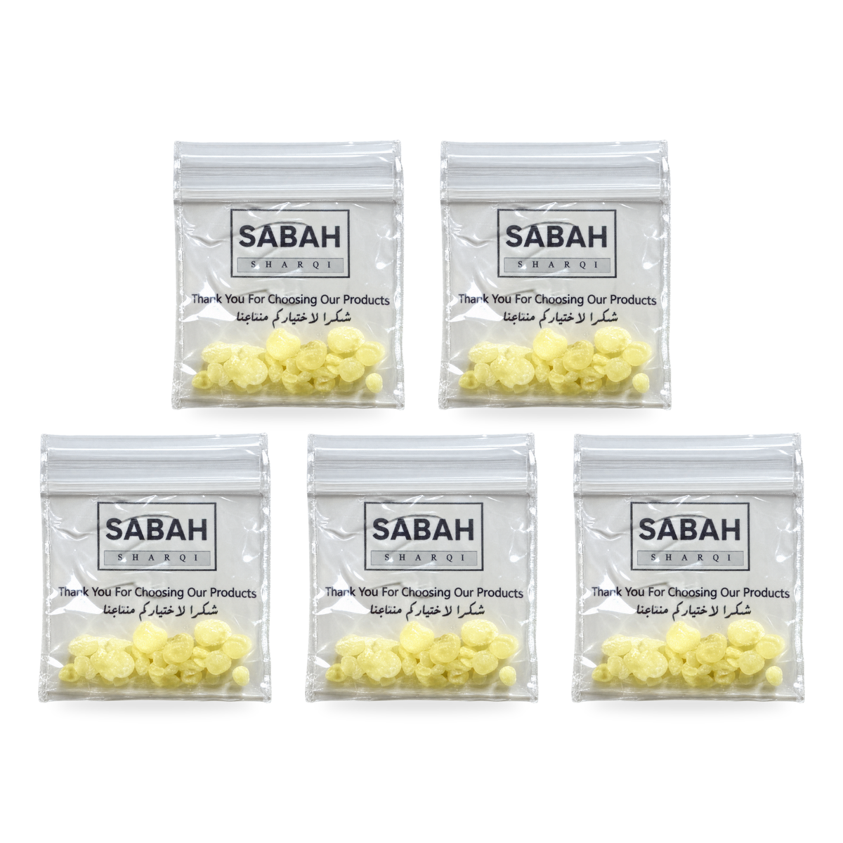 Mastic grec Mistikh Sabah – Lot de 5 sachets