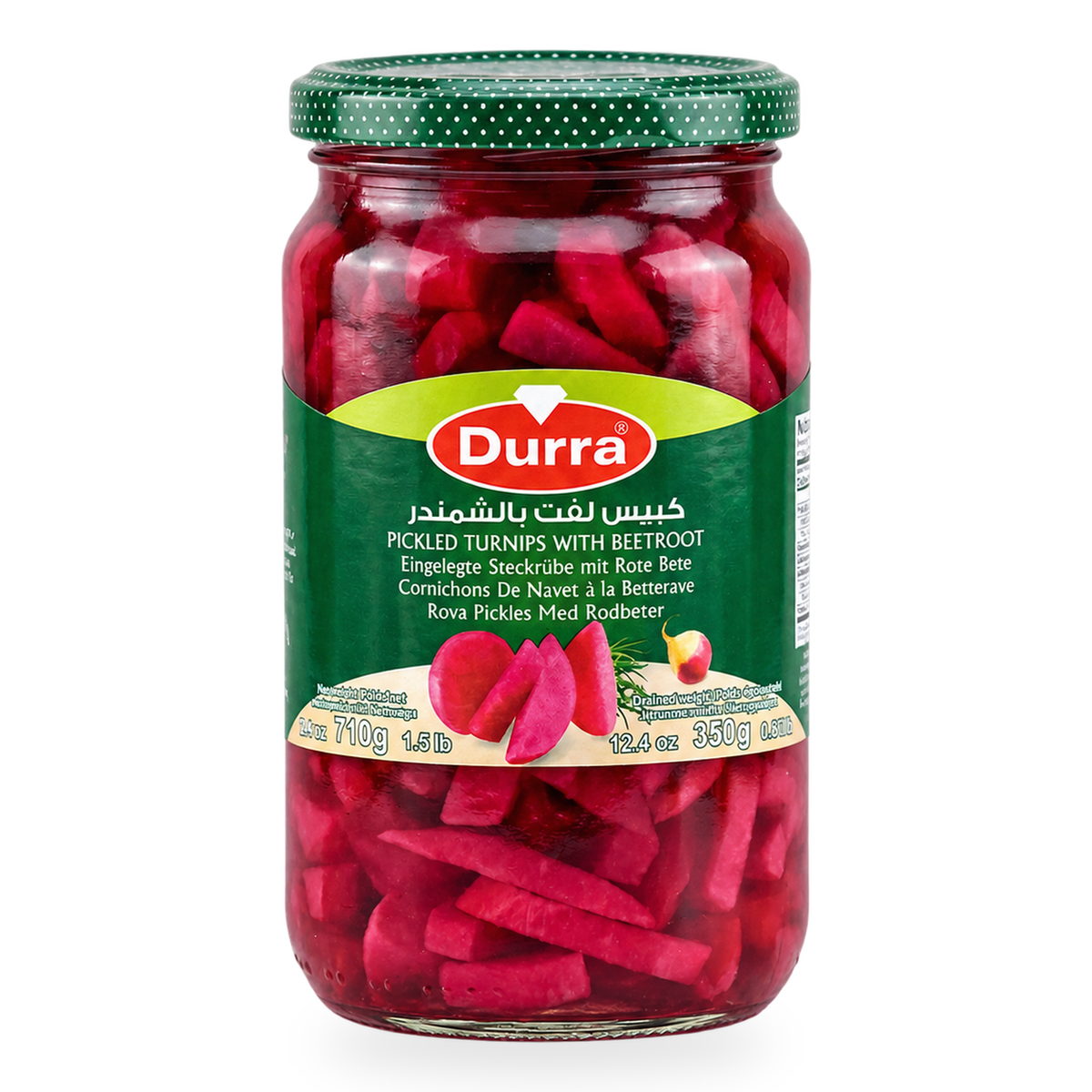Navets au vinaigre et betterave Durra710 g – 1 bocal