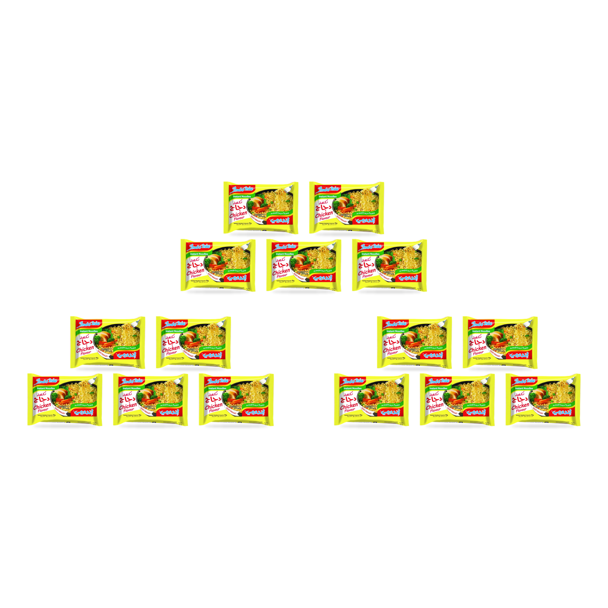Nouilles instantanées Indomie saveur poulet 70 g - lot de 15 sachets