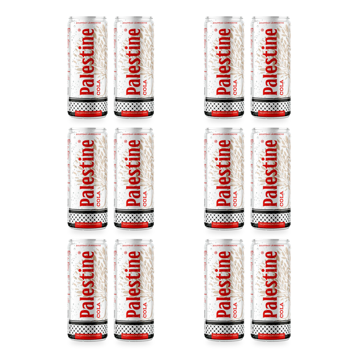 Palestine Cola 330 ml – Lot de 12 canettes