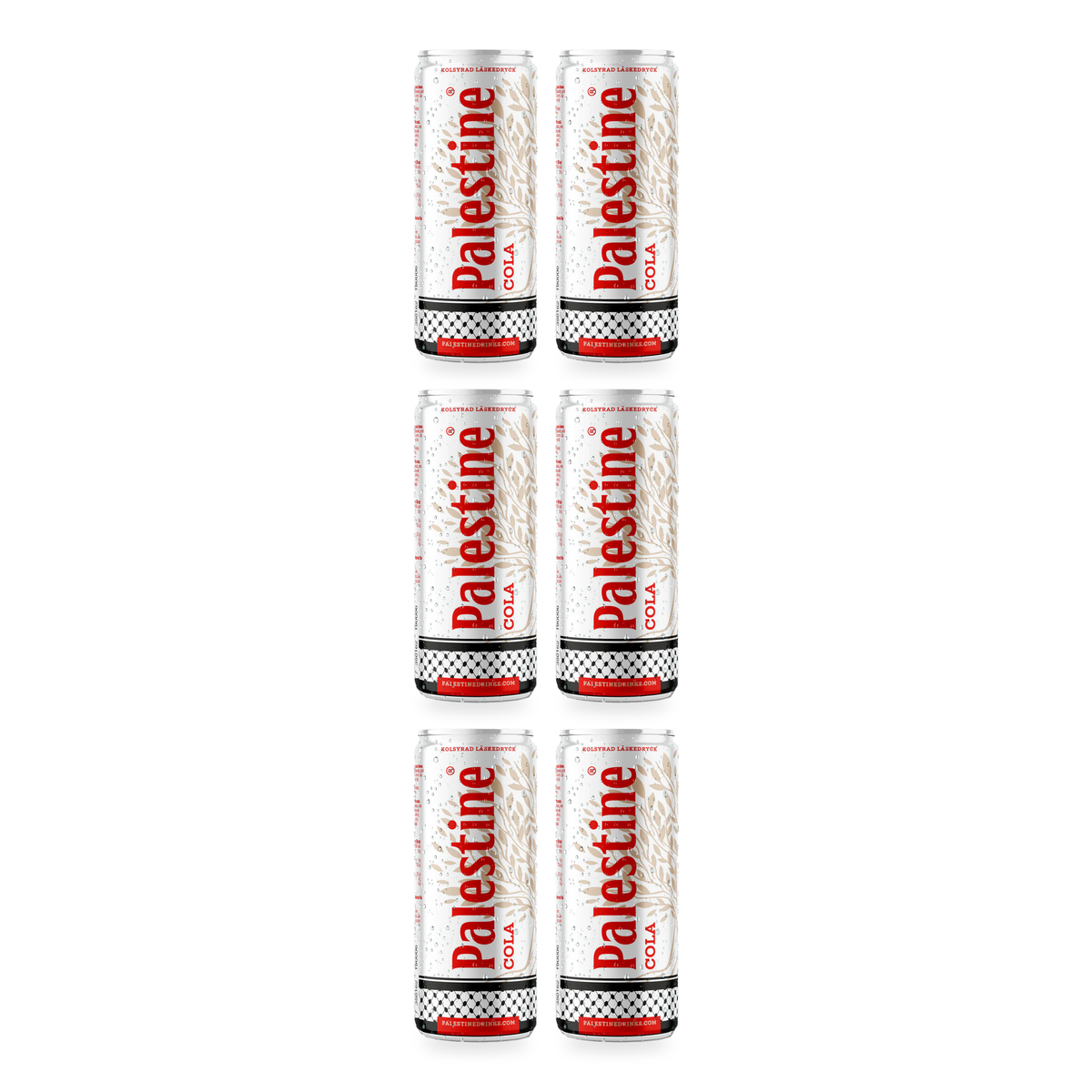 Palestine Cola 330 ml – Lot de 6 canettes